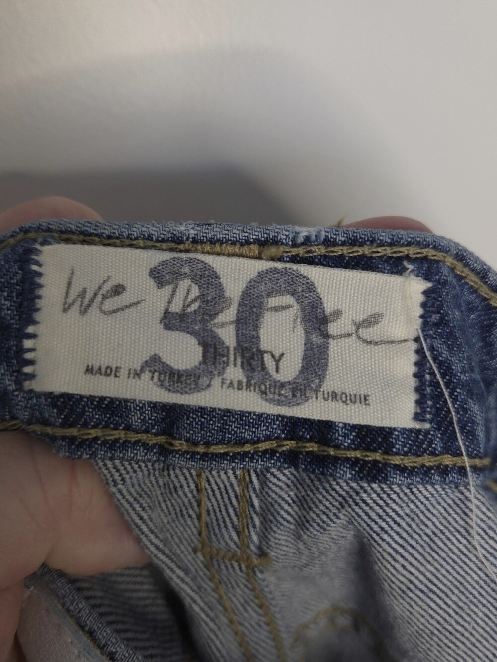 We The Free Light Blue Wide-Leg High-Rise Slouchy Jeans. Size 30. #SW - Picture 10 of 12